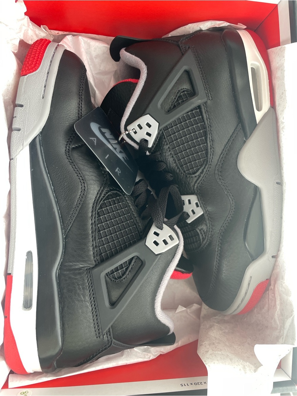 Nike Air JORDAN 4 RETRO GS BRED REIMAGINED